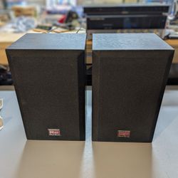 Cerwin Vega RE Series Bookshelf Speakers With Center Channel Speaker Included 