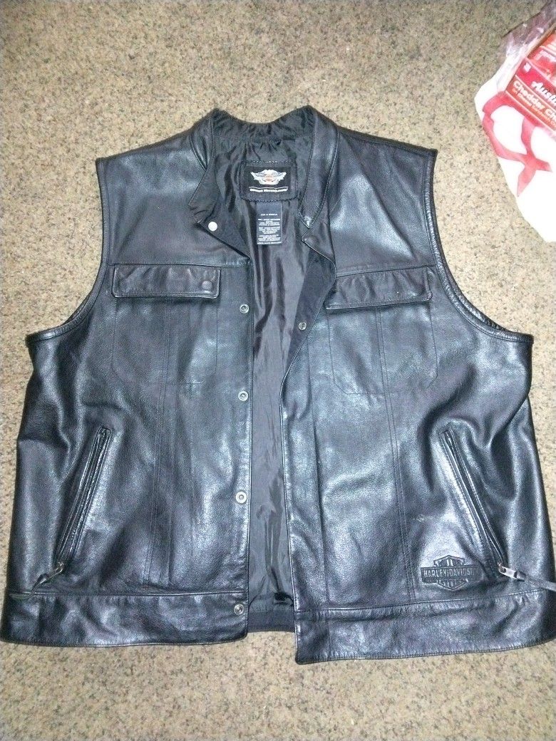 Harley-Davidson Motorcycle Leather Vest
