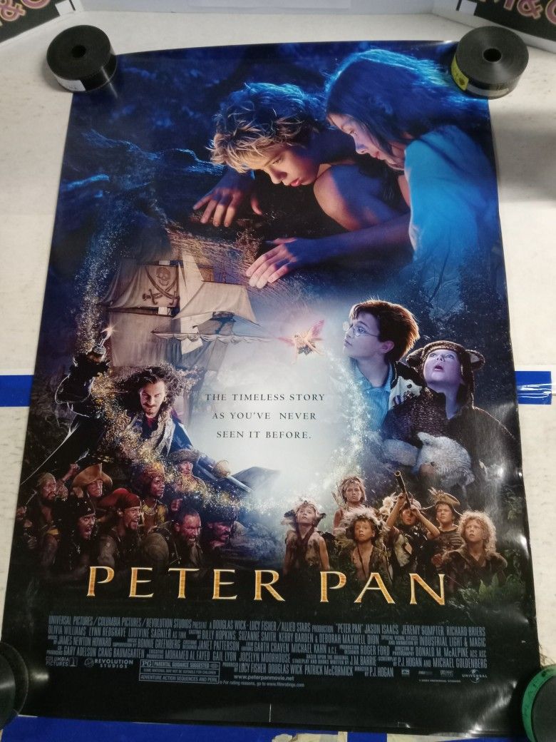 "Peter Pan" Original One-sheet Movie Poster 27x40 (2003) D/S