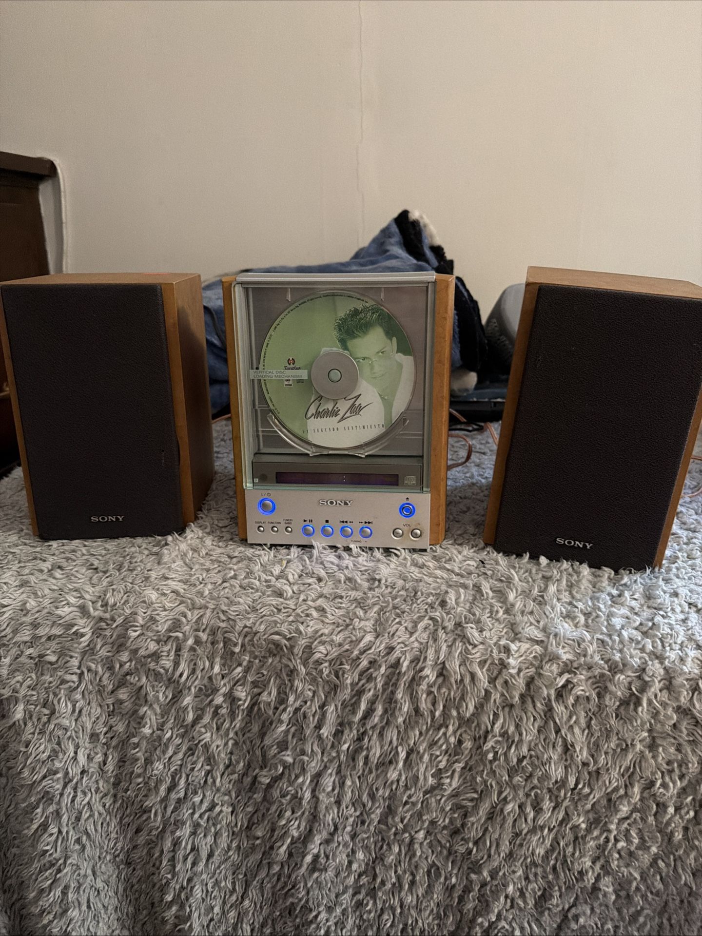 MINT Sony CMT-EX1 Compact Component System HCD-EX1 tested & SS-CEX1 Speakers✅