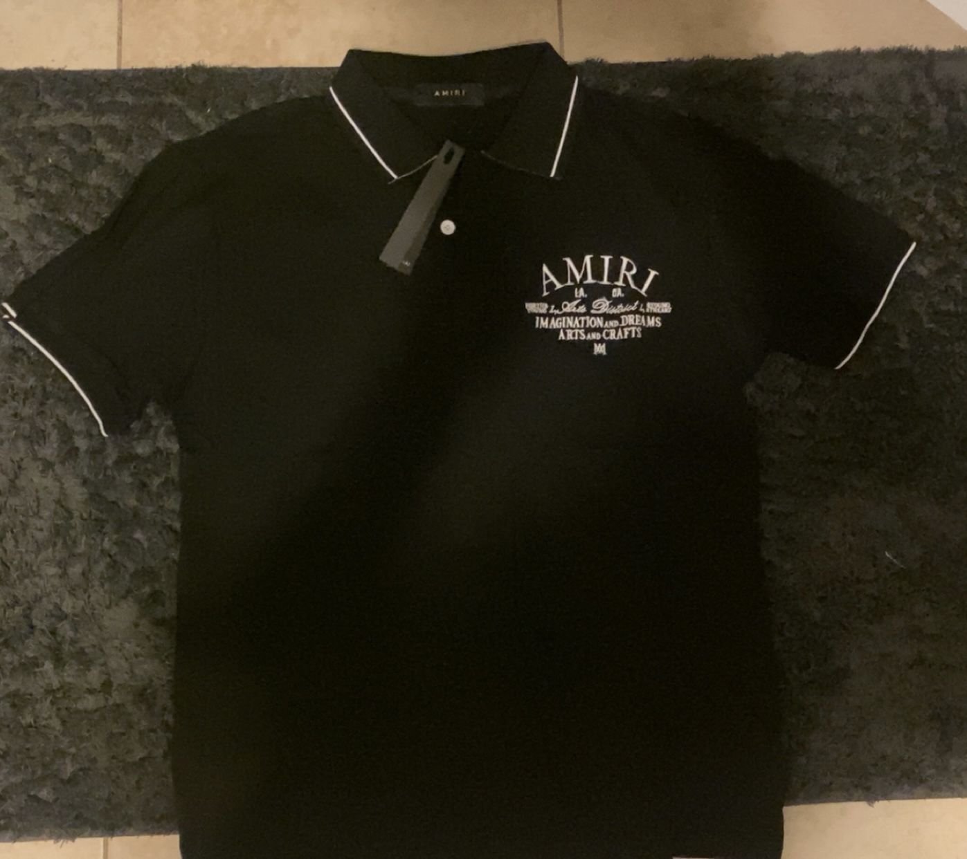 Black Amiri Polo
