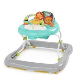 Bright Starts Zig Zag Zebra Walker with Easy Fold Frame for Storage, Ages 6 Months + *New* 