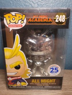 Funko Pop My Hero Academia Allmight Chrome Funimation Exclusive
