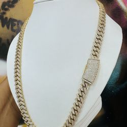 10k Solid Diamond Chain 