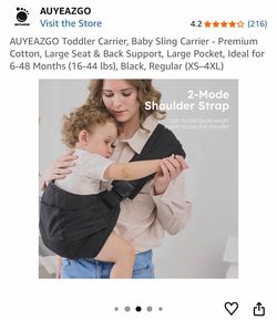 Toddler carrier