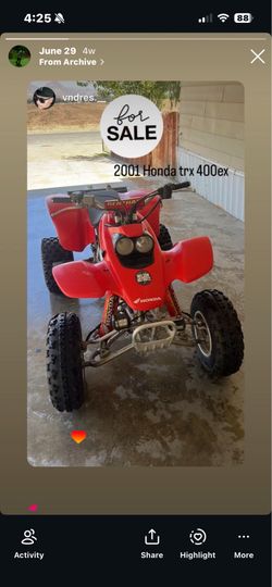 2001 Honda Trx 400ex
