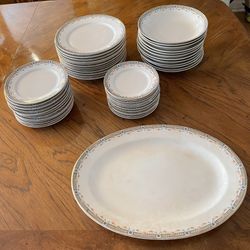 Vintage Thompson Pink Rose Garland Dinnerware - Selling individually for $1.00 per piece