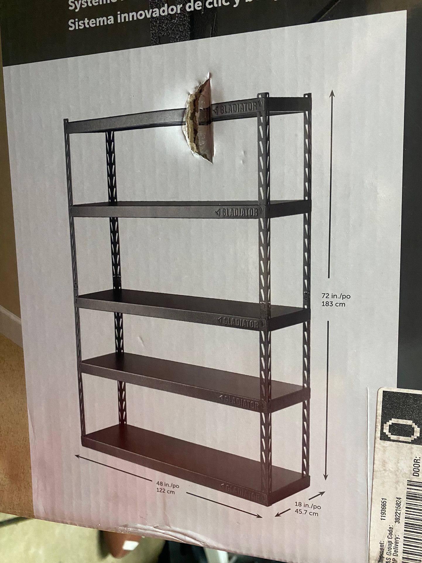 Gladiator Storage Shelves