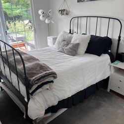 Full size Bed frame & matress