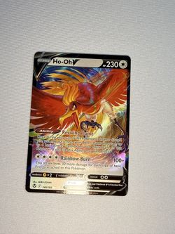 Pokémon TCG Ho-Oh V Ultra Rare Holo 140/195 Silver Tempest English Card