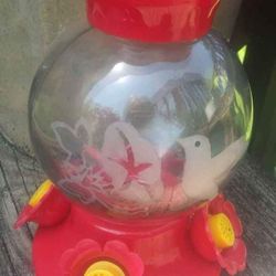BRAND NEW - Never Used - Hummingbird Feeder - glass & plastic 