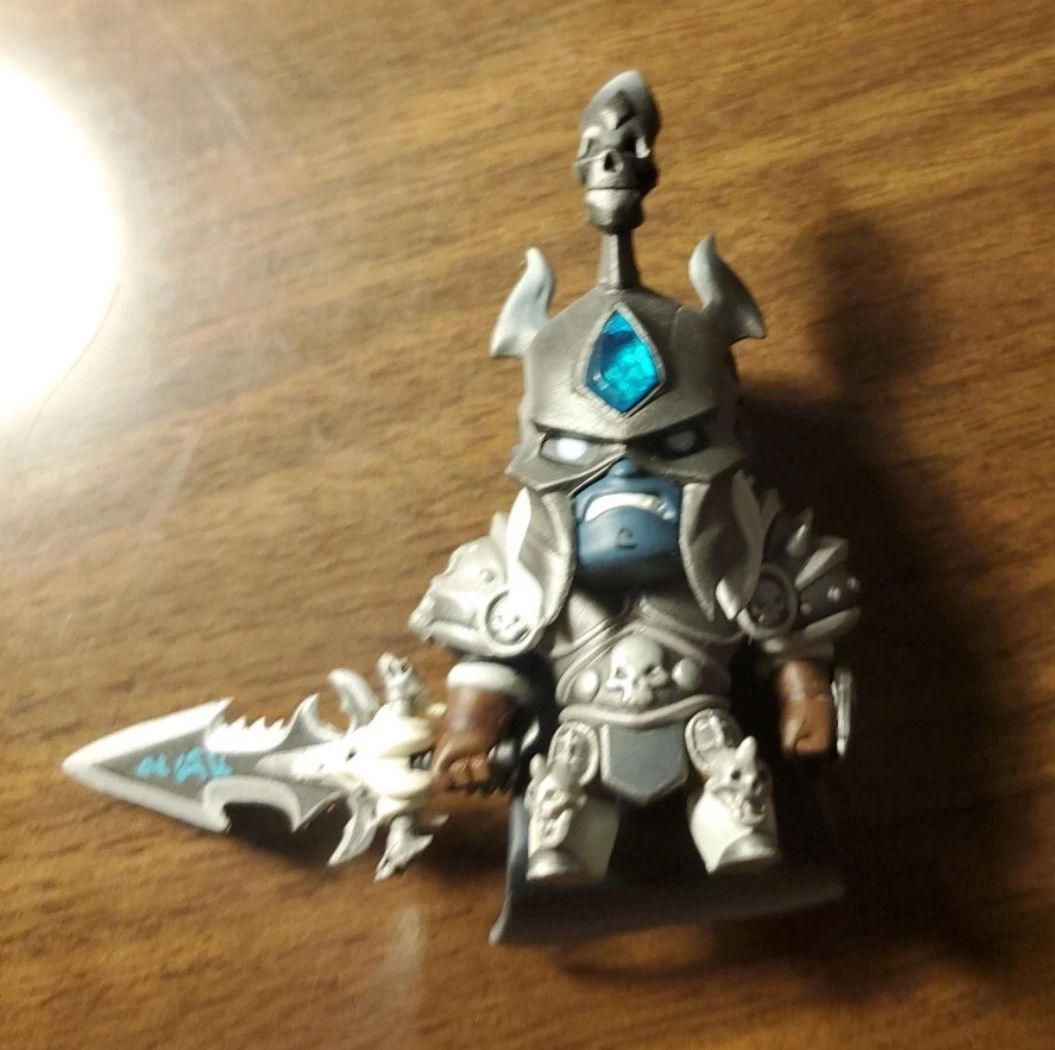 Blizzard Cute But Deadly Series 1 Arthas Lich King Figure World Warcraft 3.75"