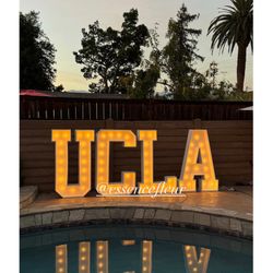 UCLA marquee letters