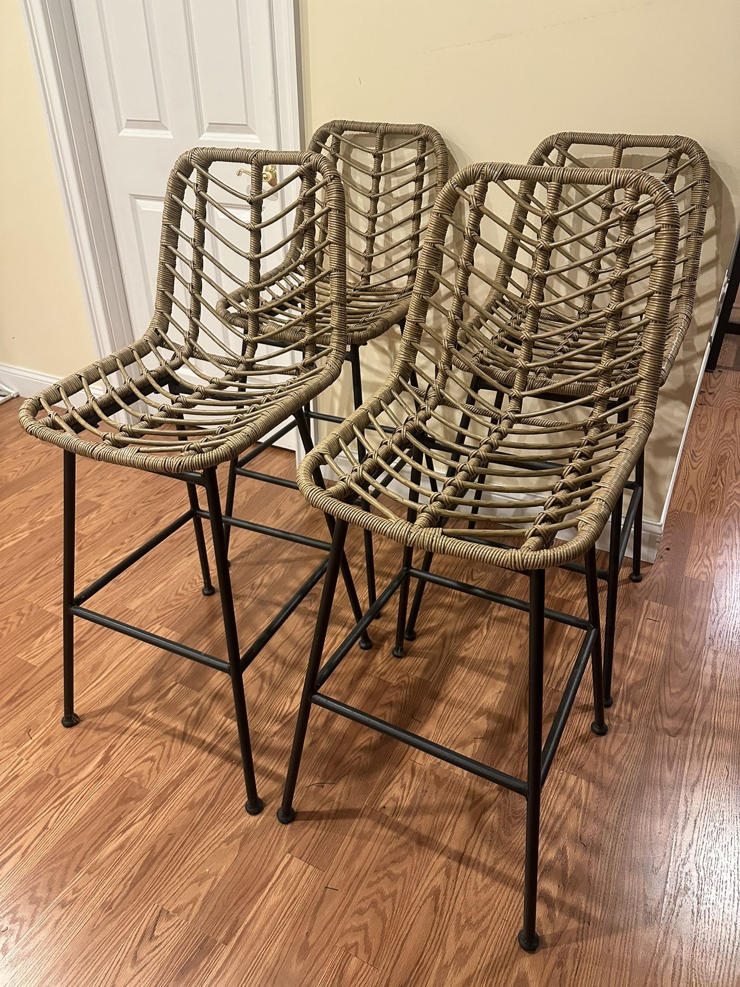 Outdoor Bar Stools - Set Of 4