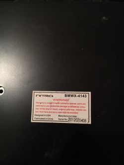 NITRO BMWx-4143 – Car DVD CD multi media player