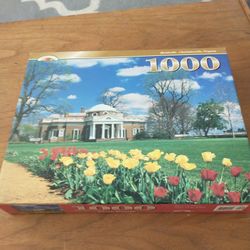 New 1000 piece puzzle "Monticello-Charlottesville, Virginia" landscape 21.5x27.5