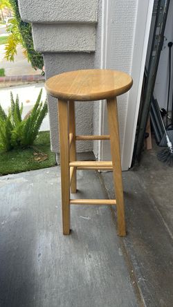 Wood stool