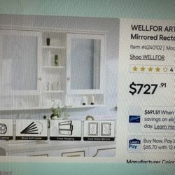 Mirror, Medicine Cabinet, New