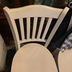 Wooden Chairs  ( White ) Elegant 