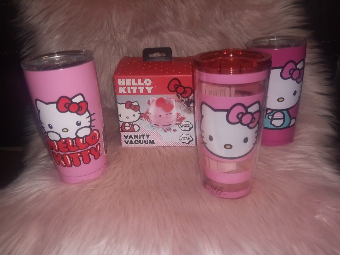 Hello Kitty Cups Or Vanity Vacuum $20 Each Item 