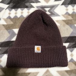 Carhartt Maroon Beanie One Size Fits All