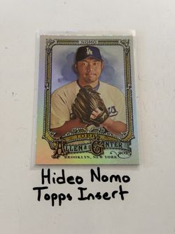 Hideo Nomo Los Angeles Dodgers All-Star Pitcher Topps Short Print Insert Card. SP306SFP.