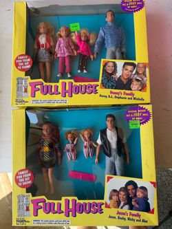 Tiger Toys Full House Doll Playset Lot Danny & Jesse Families 2 Sets 1993 NRFB  Vintage 1993 Full House Tiger Toys Doll Set Lot Danny’s Family Jesse’s