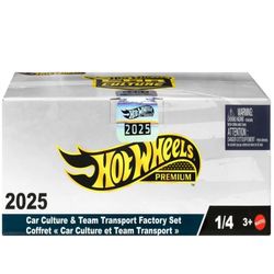 Hot Wheels Car Culture & Team Transport Factory Collector Set (18 Toy Vehicles, Styles May Vary)