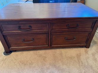 Coffee Table With Lift Top And Drawers