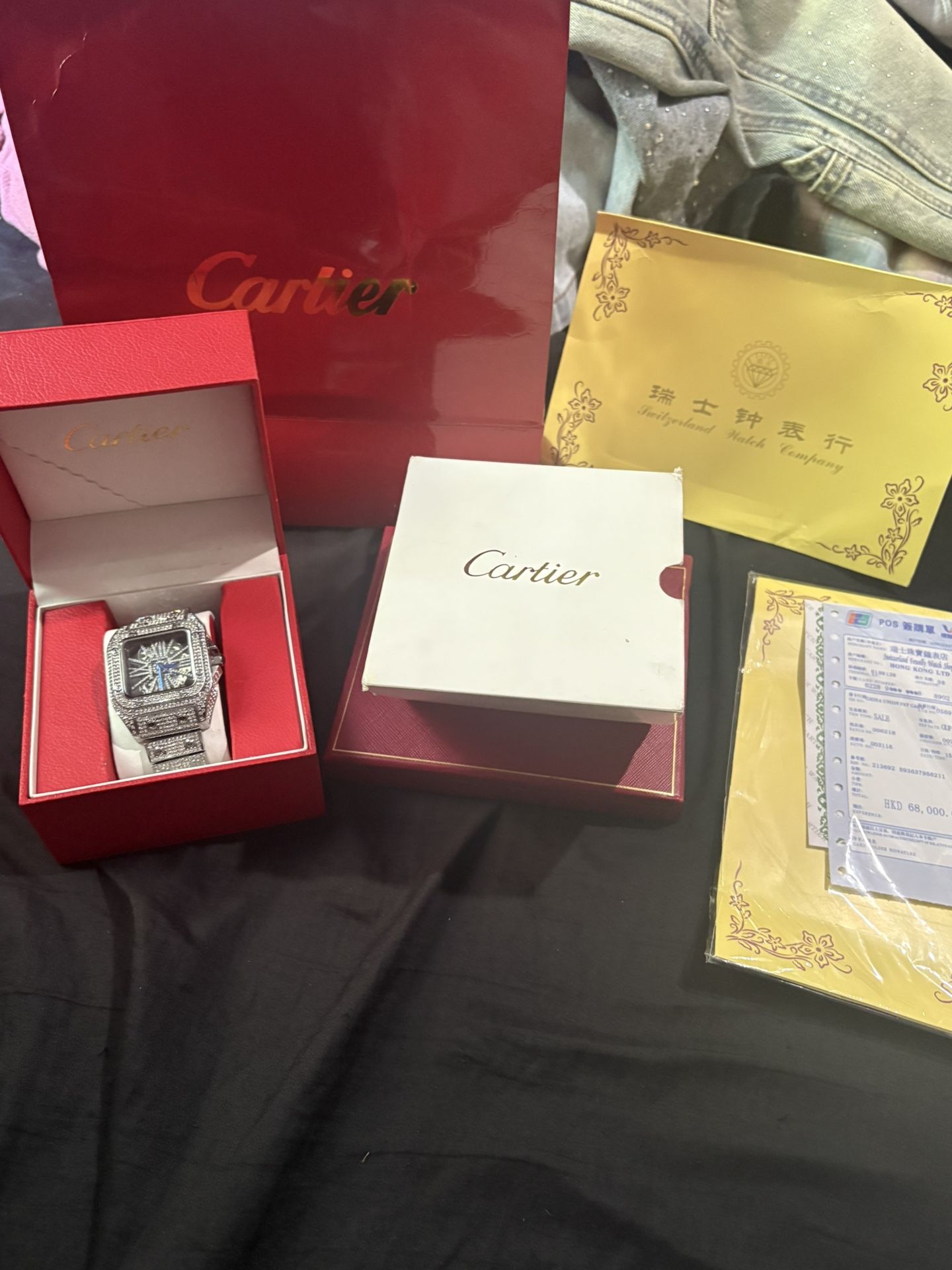 Silver Skeleton Moissanite Cartier!!👳🏽