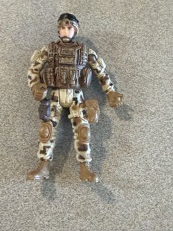 Chap Mei Excite U.S.M.C. Marine 3-3/4” Military Soldier Action Figure Desert
