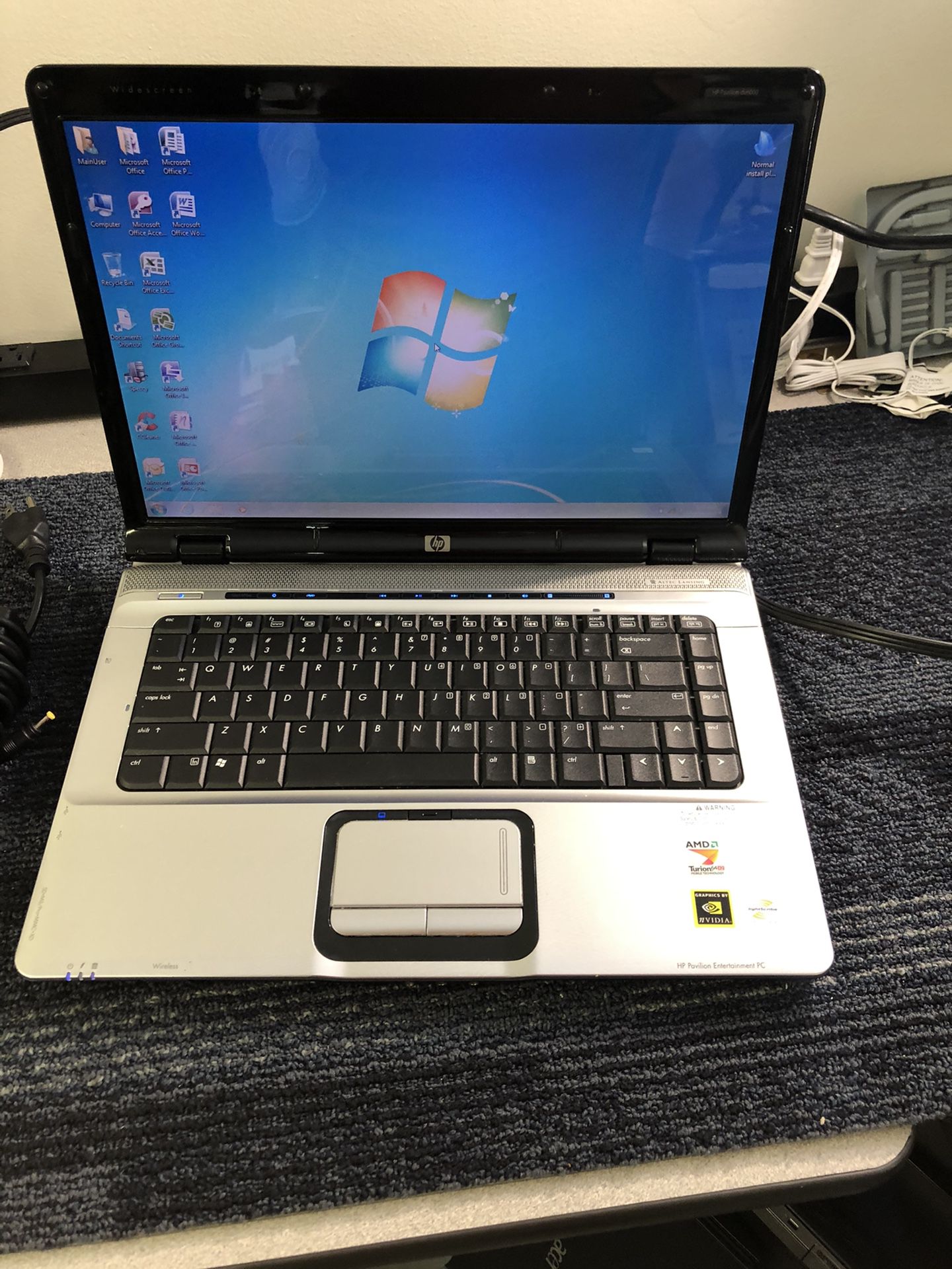 Hp laptop computer windows 7