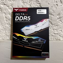T-Force Delta RGB DDR5 16GB (2x8GB) 6000MHz RAM – Brand New