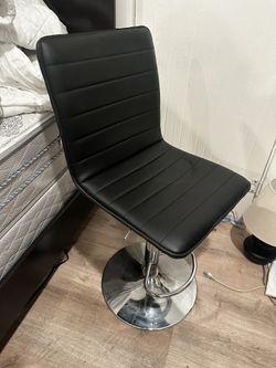 Makeup Desk Work Black Chair With Adjustable Rise