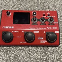 Boss VE-22 Vocal Effects and Looper Pedal