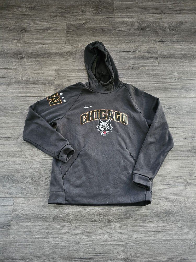 Nike Chicago Wolves Dri-Fit Hoodie Mens Size Large