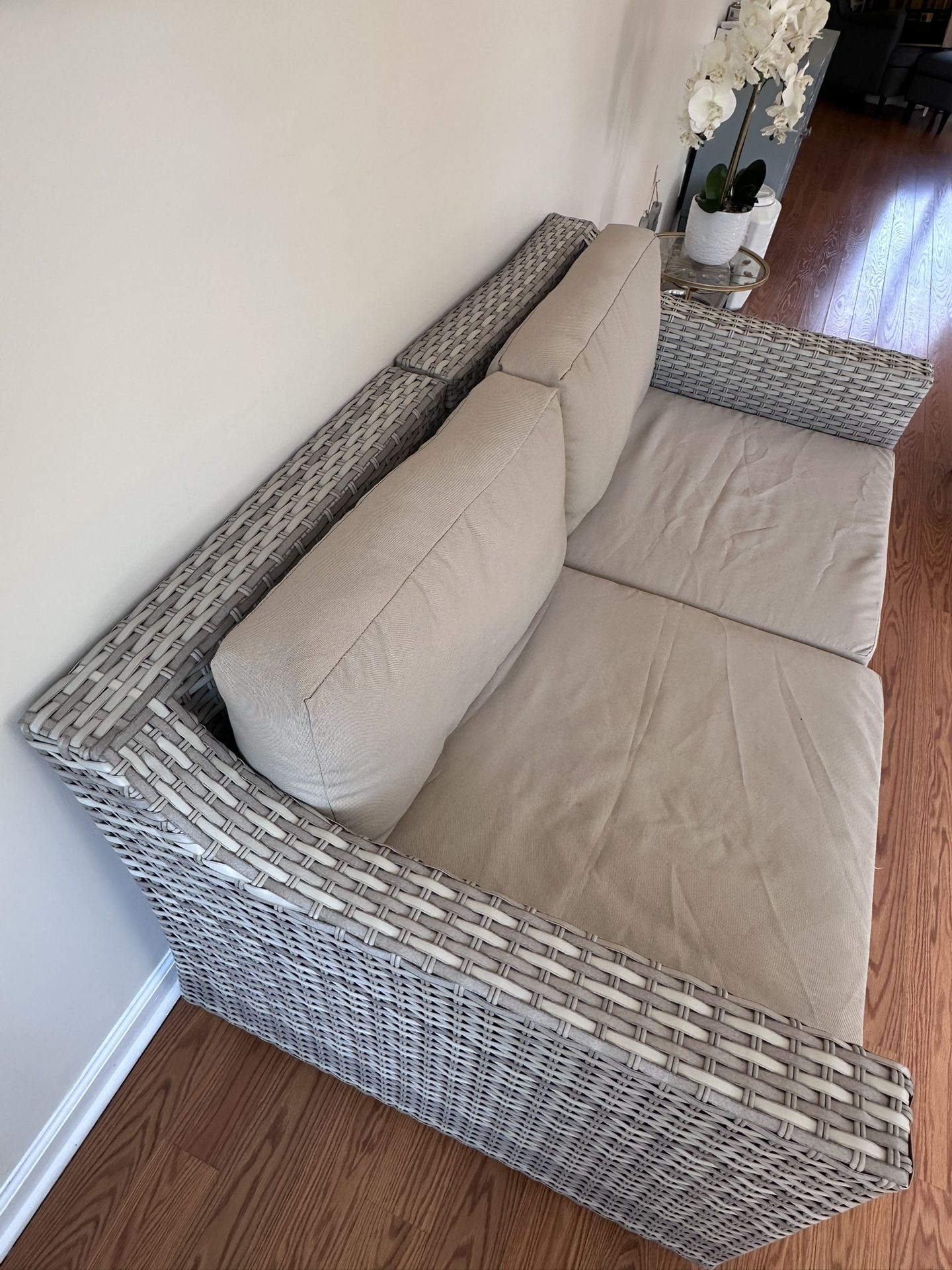 Wicker Love Seat