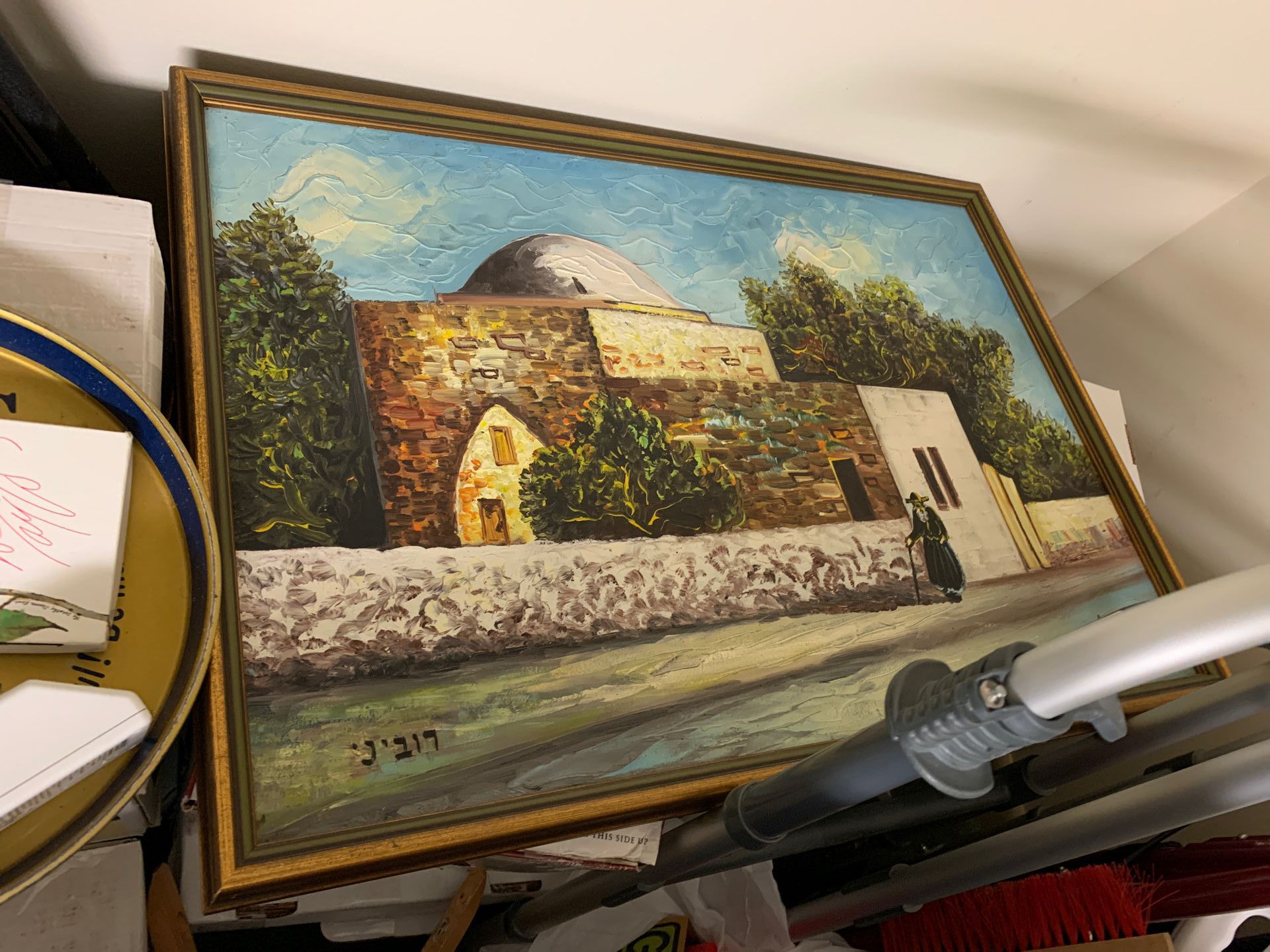 Oil painting of Rachel’s Tomb in Bethlehem Israel