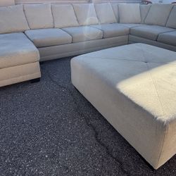 Sectional And Ottoman 