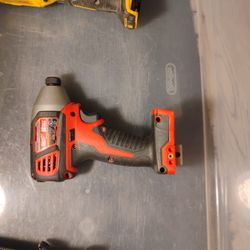 Milwaukee 1/4" Hex Impact Driver 18 Volt Car. No. 2656-20 Great Condition Hardly Used 