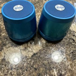 Jam Portable Bluetooth Speakers(pair)
