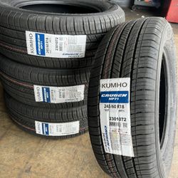 245/60/18 KUMHO CRUGEN  ( 4 NEW TIRES ) INCLUDED INSTALLATION & BALANCED ✅