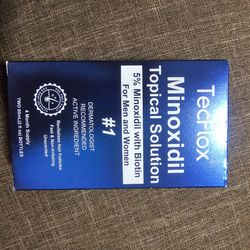 TecFlox 5% Minoxidil Topical Solution with Biotin
