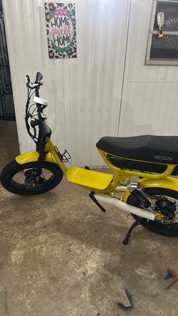 ICON Electric Moped Yellow