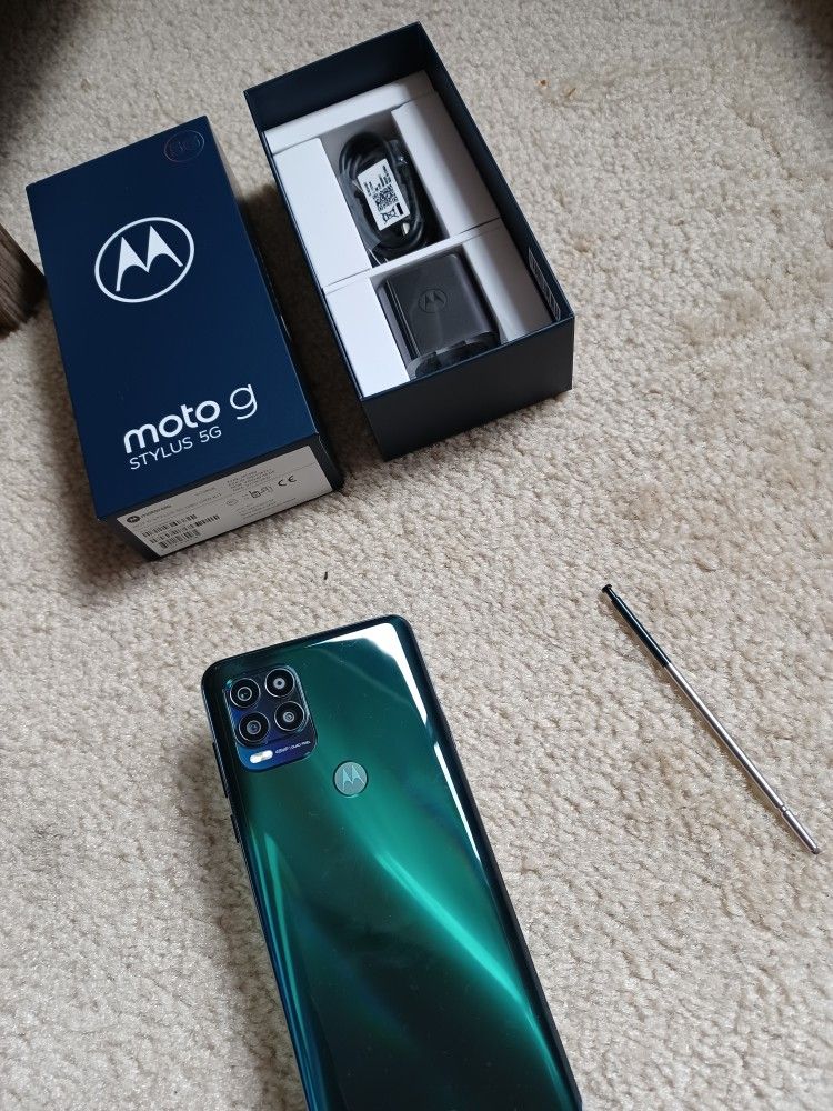 🔥moto G Stylus 5G 🔥 MetroPCS Only Carrier New Never Used 128 Gbs 