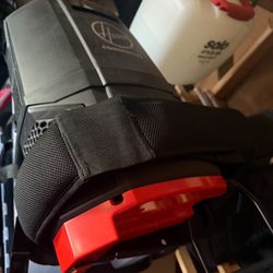 HVRPWR 40v Cordless Backpack Vacuum, Battery Sold Separately, 6 qt Tank Capacity, Black/red