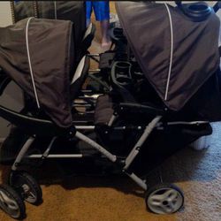 Graco Duo Glider Click Connect Tandem 2 Seater Stroller