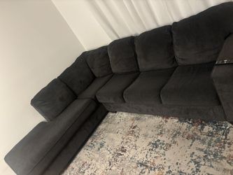 Grey charcoal sectional