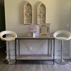 Gently Used Dining Chairs /  Bar Stools (Pair)