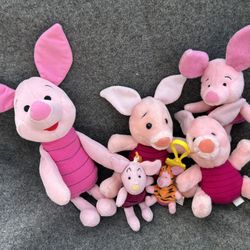 Winnie The Pooh Piglet-lot of 6